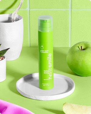 Grüner-Apfel-Zahnpasta