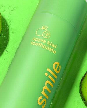Apfel-Kiwi-Zahnpasta