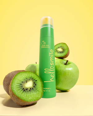 Apfel-Kiwi-Zahnpasta
