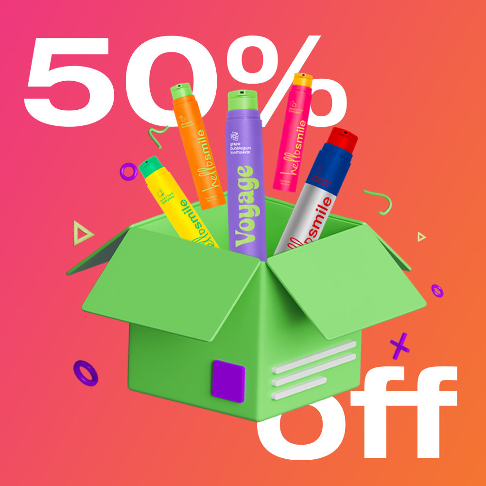  Kombinieren Sie mehrere Zahnpasten und sparen Sie über 50 %!